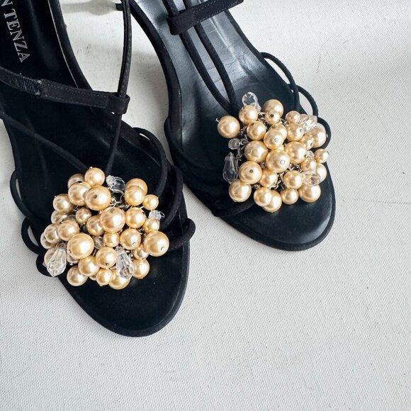 Ramon Tenza Beaded Strappy Heels 8 - Picture 10 of 10